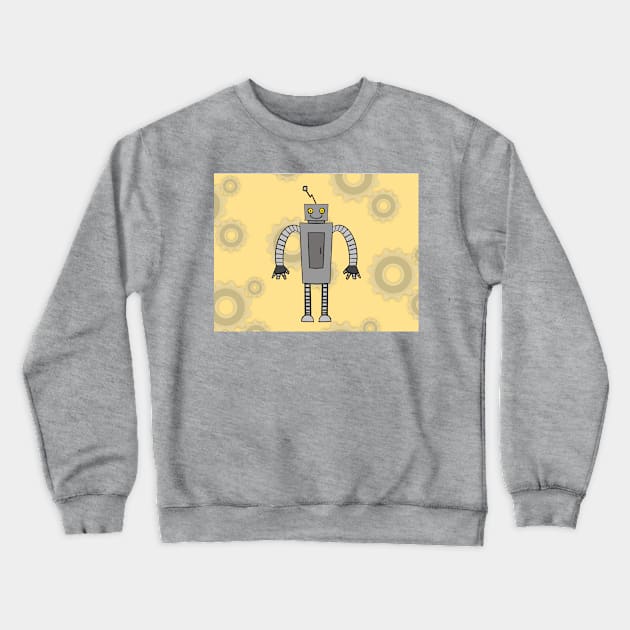 April Gear Robot Crewneck Sweatshirt by Soundtrack Alley